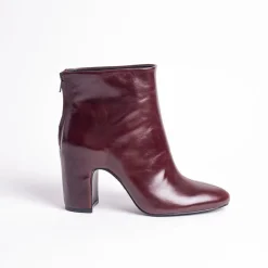 Cecelia New York Noel Low Back Zip Heeled Leather Bootie
