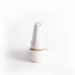 Cecelia New York-Gemma Slip On Low Wedge Boot Alabaster